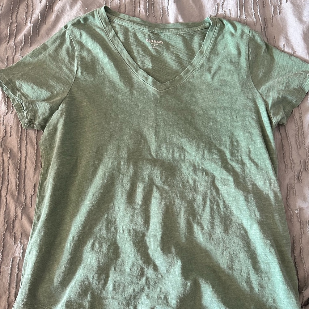 sage green t shirt